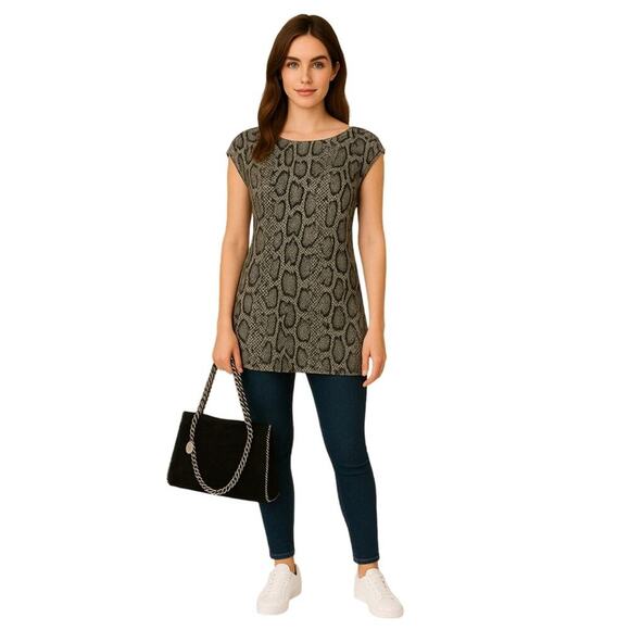 Stella McCartney Printed Snakeskin Knit Top Size. L | US10, 1T46 - Picture 1 of 7